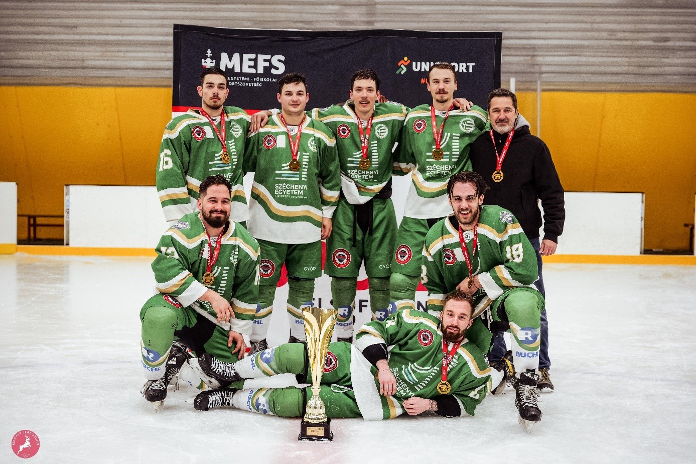 A Széchenyi István Egyetem csapata nyerte a Magyar Egyetemi–Főiskolai Országos Jégkorongbajnokságot